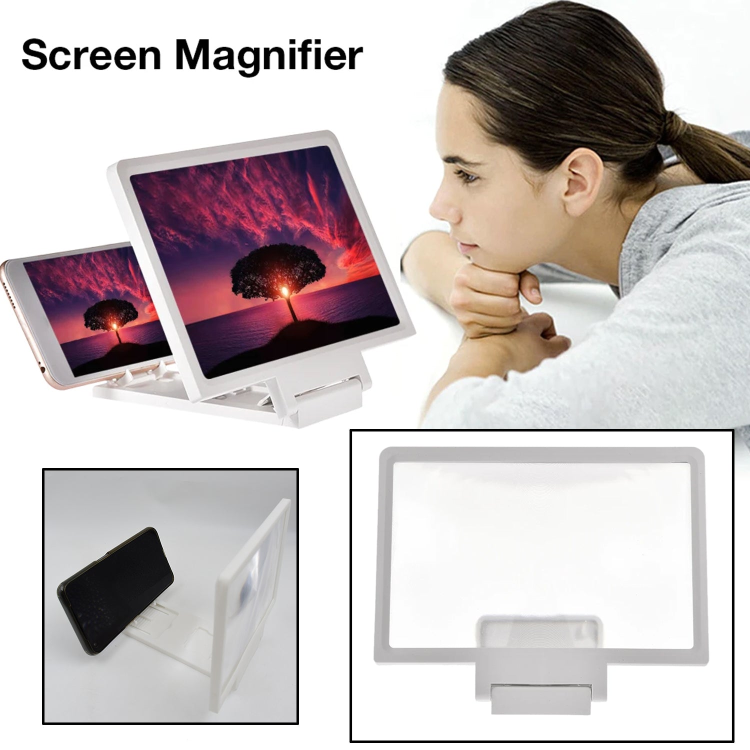 3D HD Phone Screen Magnifier