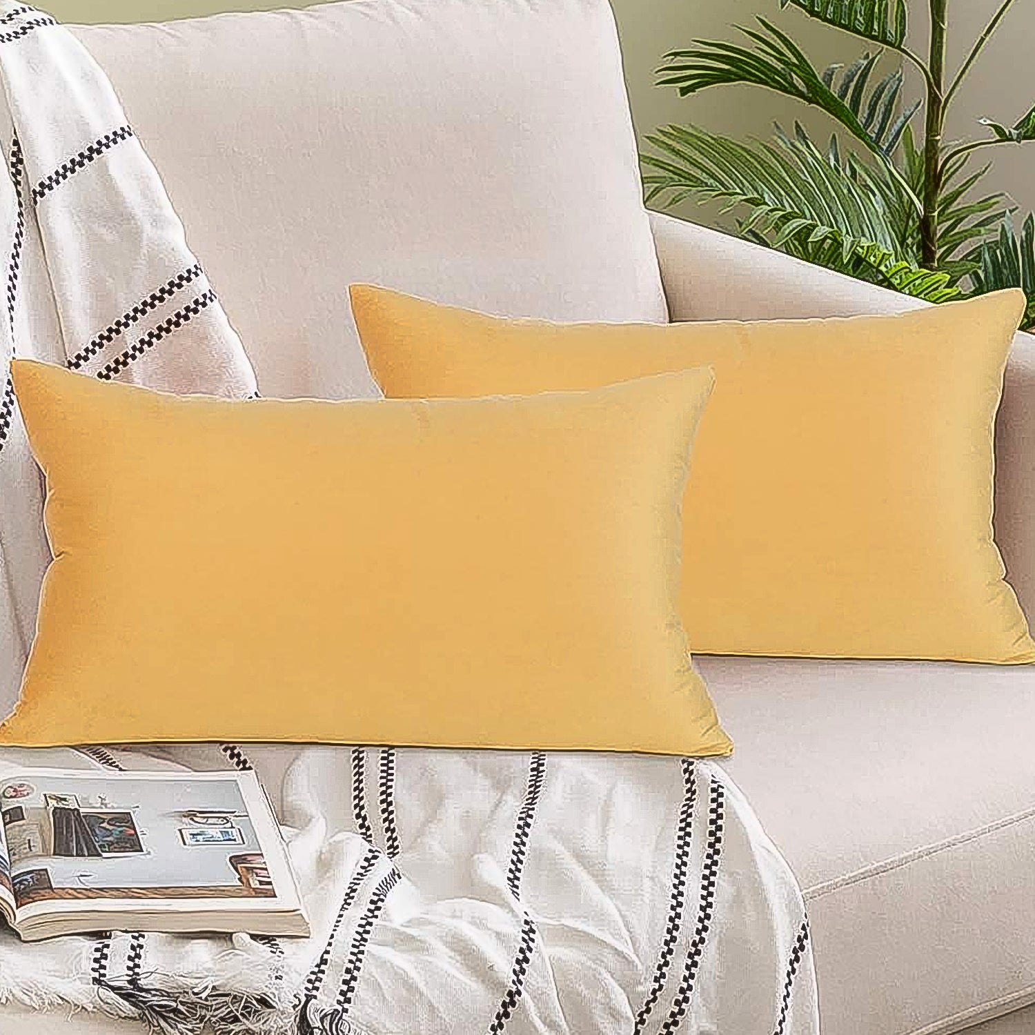 Pillow Covers, Couch Pillows Cover, Soft Pillow Covers (70 × 40 CM / 1 pc) - 18078_pillow_cover_70x40cm_no13