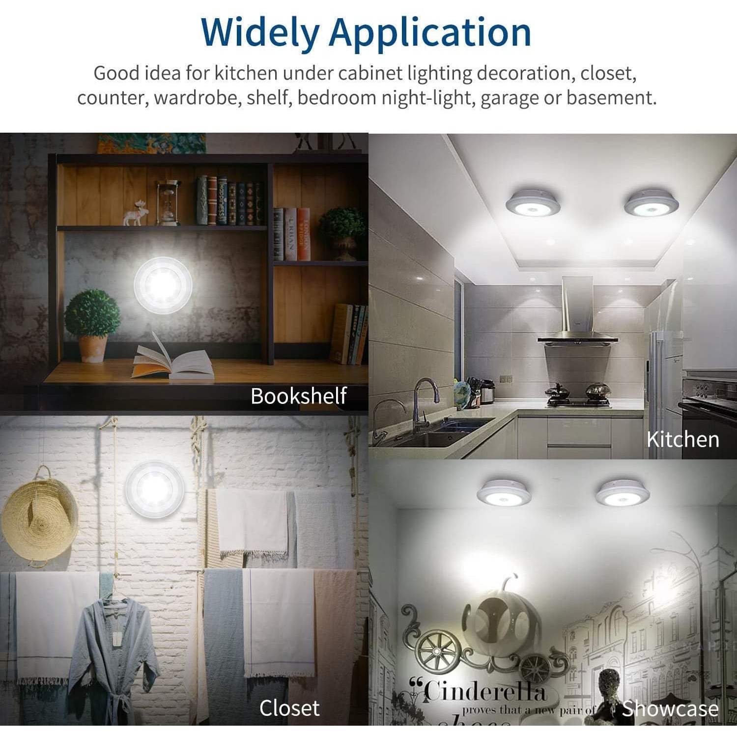 LED Light Under Closet Battery Powered Closet Wall Lamp with Remote Control Bedr - 13023_led_remote_control_lights_4pc