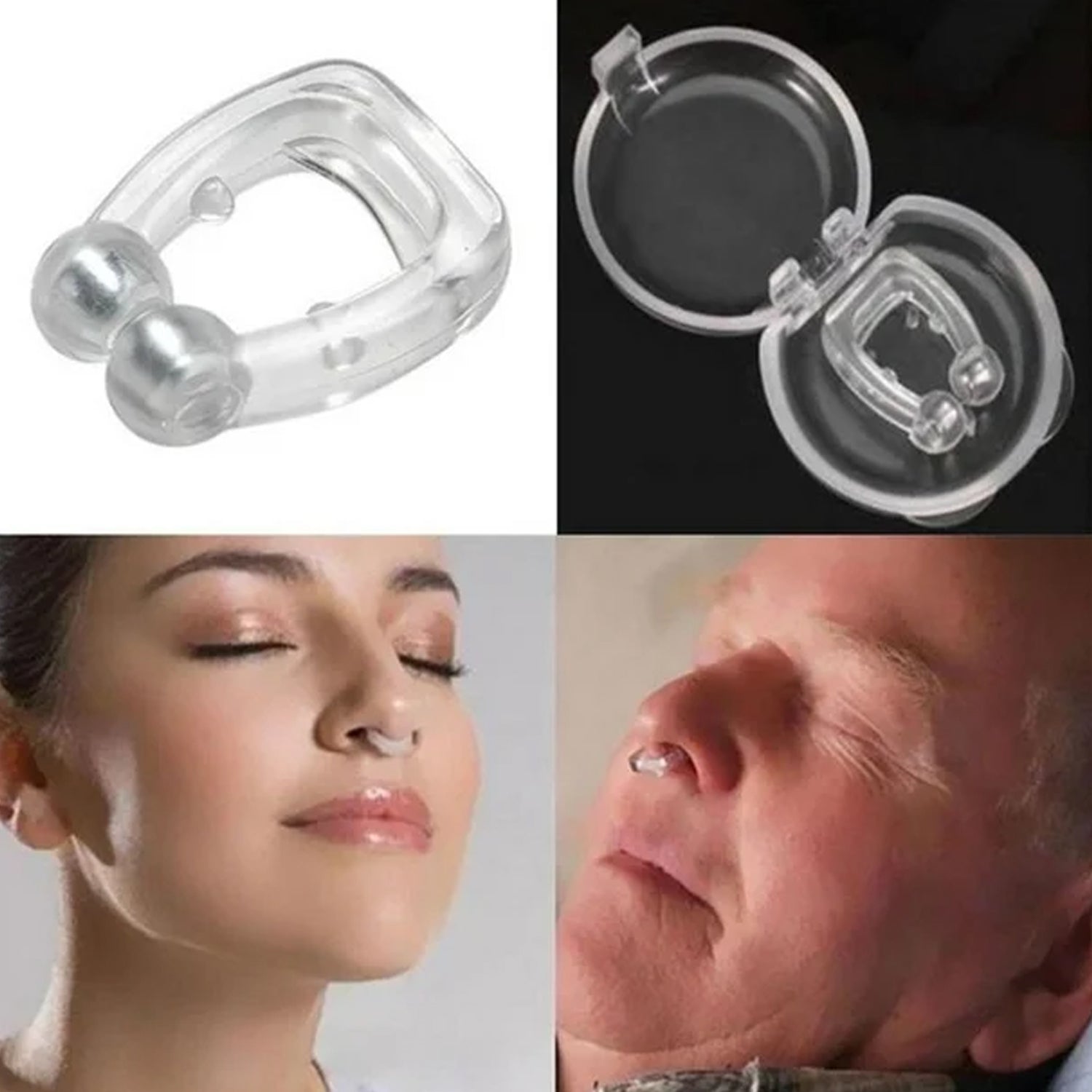 Anti Snore device for men and woman Silicone Magnetic Nose Clip For heavy Snorin - 0349_anti_snore_nose_clip