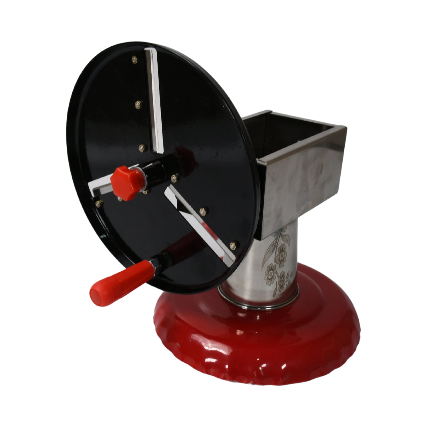 Stainless Steel Chips Maker and Vegetable Slicer for Kitchen Potato Slicer Grate - 8259_ss_potato_chips_maker_1pc