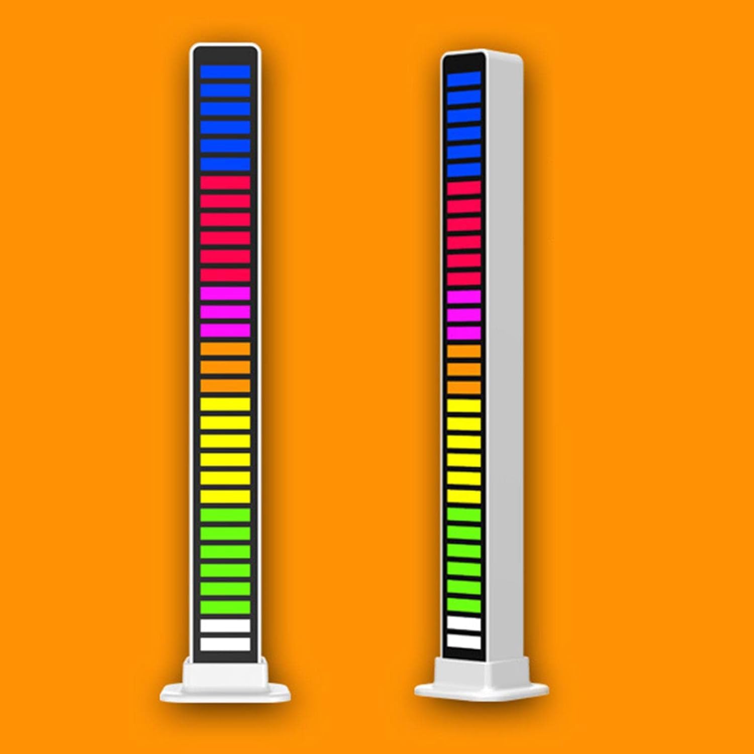 Rhythm Lights, AGC Automatic Gain Control 32 Colorful RGB Light Adjustable Picku - 12724_music_levels_light_1pc