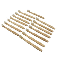 Bamboo Wooden Toothbrush Soft Toothbrush Wooden Child Bamboo Biodegradable Tooth - 13085_wooden_toothbrush_15pc_no11