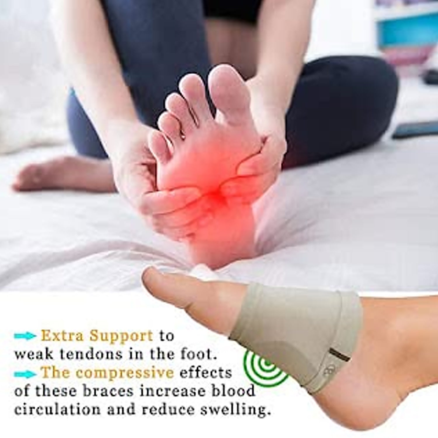 Foot Arch Support for Men & Women | Medial Arch Support for Flat Feet Correction - 13022_foot_arch_support_1_pair