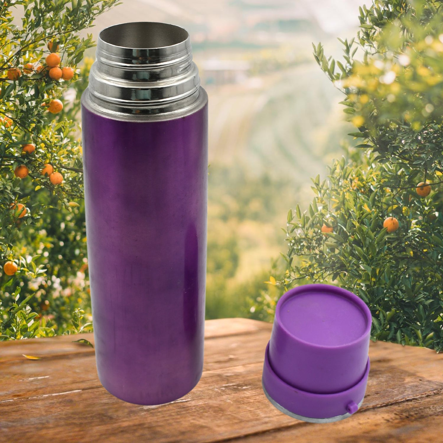 Stainless Steel Water Bottle Leak Proof, Rust Proof, Hot & Cold Drinks, Gym Sipp - 12765_ss_water_bottle_500ml_no3