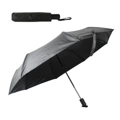 2 Fold Manual Open Umbrella| Windproof, Sunproof & Rainproof with Sturdy Steel S - 12744_travel_foldable_umbrella_1pc