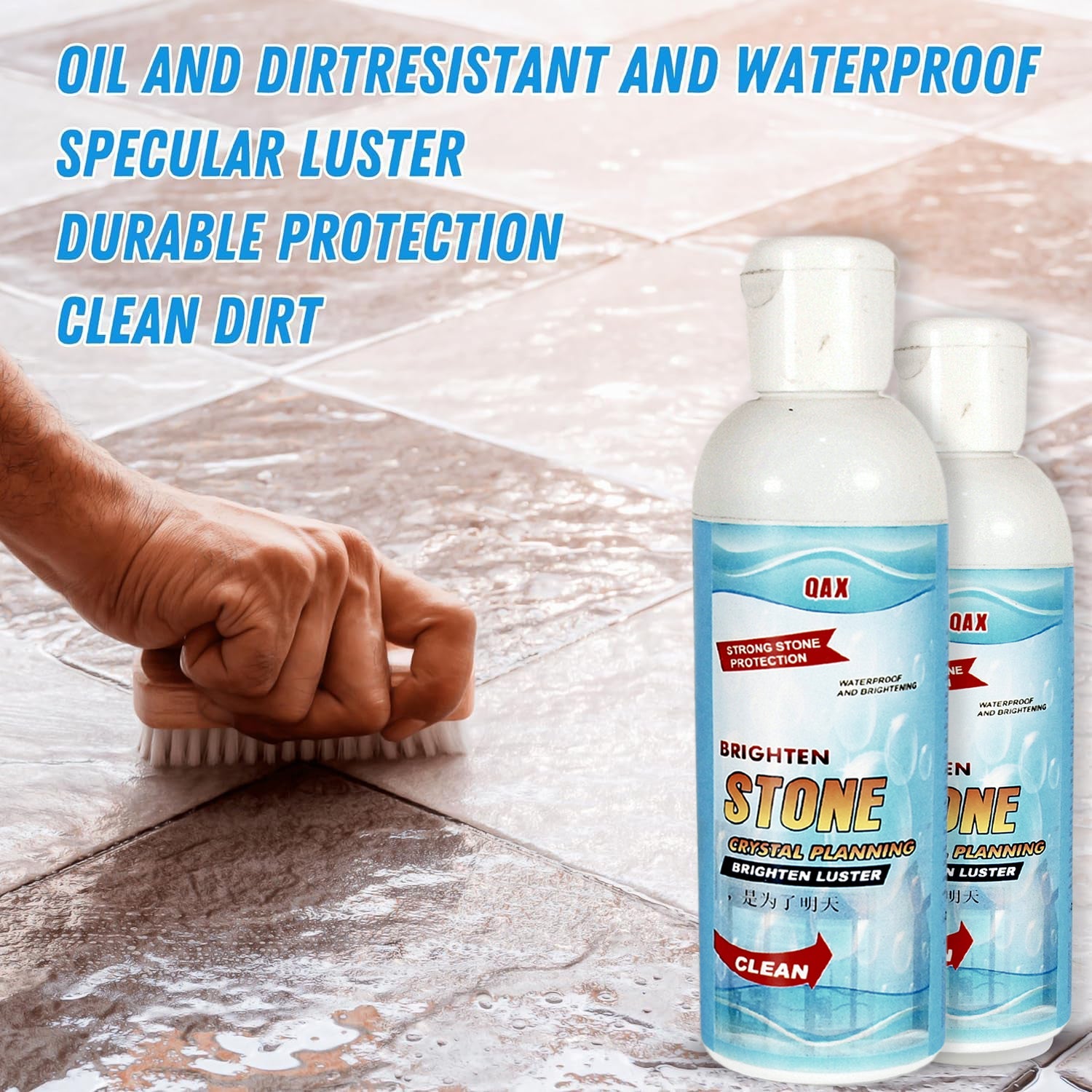 Stone Stain Remover Cleaner, Stone Crystal Plating Agent, Marble Stone Cleaner P - 17667_stone_stain_remover_cleaner