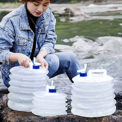 Outdoor Camping Collapsible Portable Water Container with Carry Handle Tap Valve - 17546_collapsible_water_cotainer_5ltr