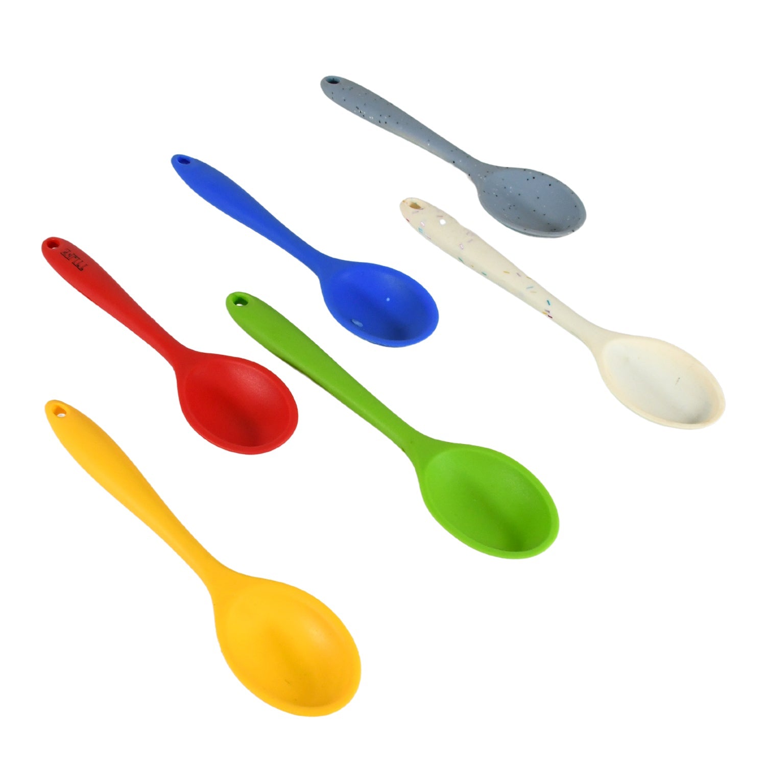 Multipurpose Silicone Spoon, Silicone Basting Spoon Non-Stick Kitchen Utensils H - 5679_silicone_cooking_spoon_6pc_no60