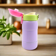 Duck Stainless Steel Water Bottle 400 ML (1 Pc / Mix Design) - 13037_ss_duck_water_bottle_400ml_no1