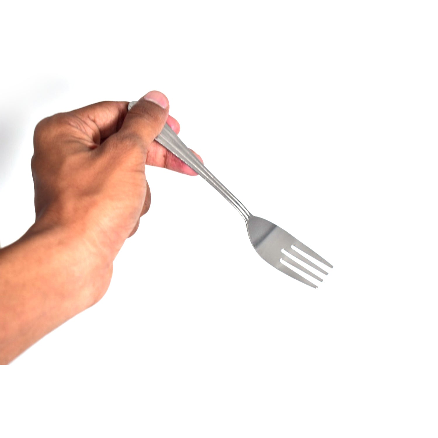 Eight small dinner forks for home and kitchen convenience