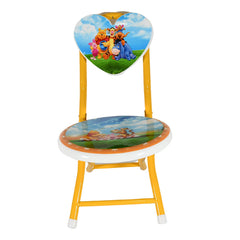 Heart Shape Kids Chair Cartoon Printed Foldable Kids / Children Folding Chair fo - 17761_heart_shape_kids_chair_1pc