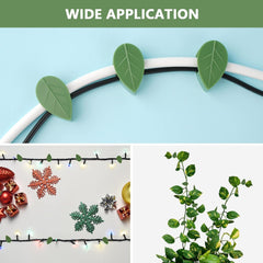 Plant Climbing Wall Fixture Clip Self-Adhesive Hook Vines Traction Invisible Sta - 7348_wall_plant_climbing_clip_10pc