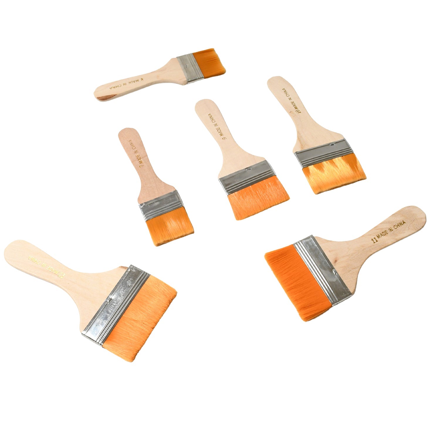 Painting Brush Nylon Pine Brush Tool Board Brush Dusting Cleaning Wall Paint Bru - 17760_big_art_brush_6pc