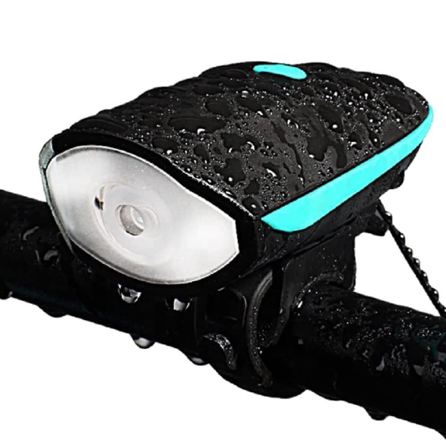 रिचार्जेबल साइकिल एलईडी ब्राइट लाइट (1 पीस) - 1562_speaker_bicycle_light