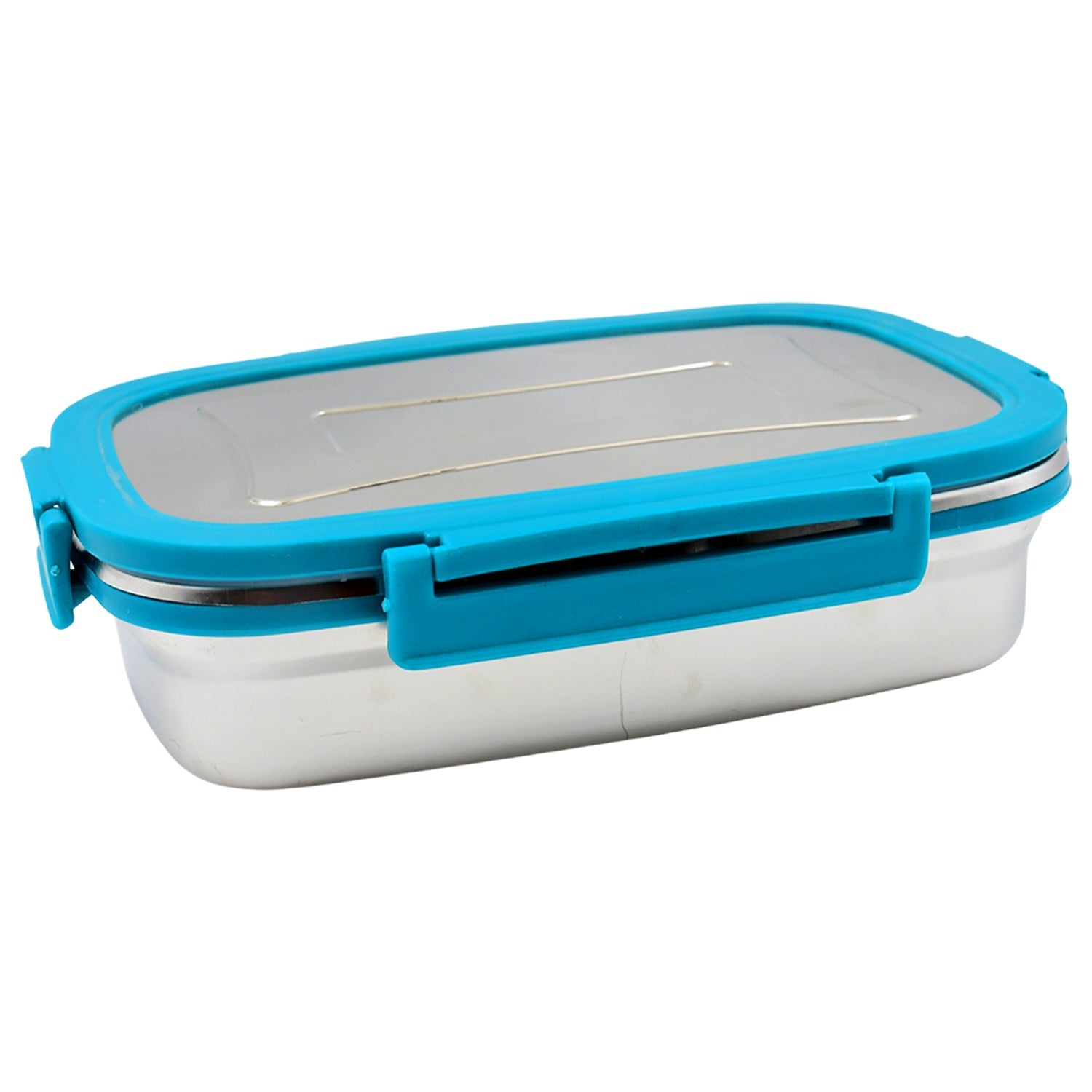 Premium Stainless Steel Lunch Box for Kid, 2 Containers Lunch Box, Perfect Size  - 10082_ss_2_containers_lunch_box