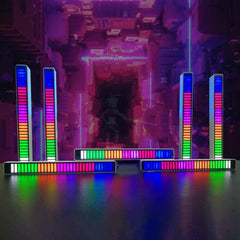 Rhythm Lights, AGC Automatic Gain Control 32 Colorful RGB Light Adjustable Picku - 12724_music_levels_light_1pc