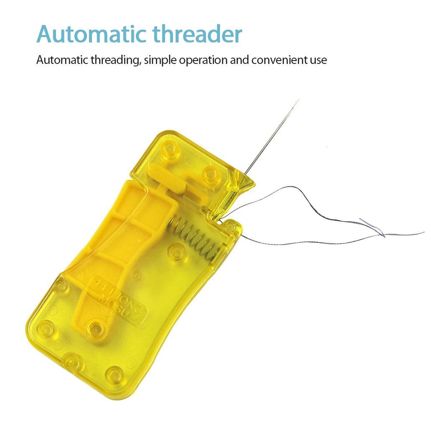 Needle Threader, Stylish Appearance Comfortable Grip Lightweight Portable Automa - 8456_needle_threader_1pc