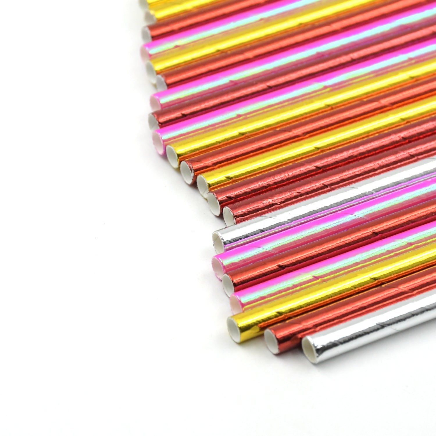 Home Paper Straws Durable & Eco-Friendly Colorful - Drinking Straws & Party Deco - 5519_paper_straw_25pc_set