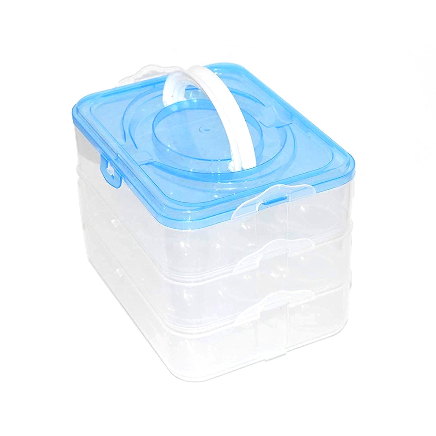 3-Layer Plastic Refrigerator Egg Storage Box (36 Grid) - 2643_36grid_egg_box