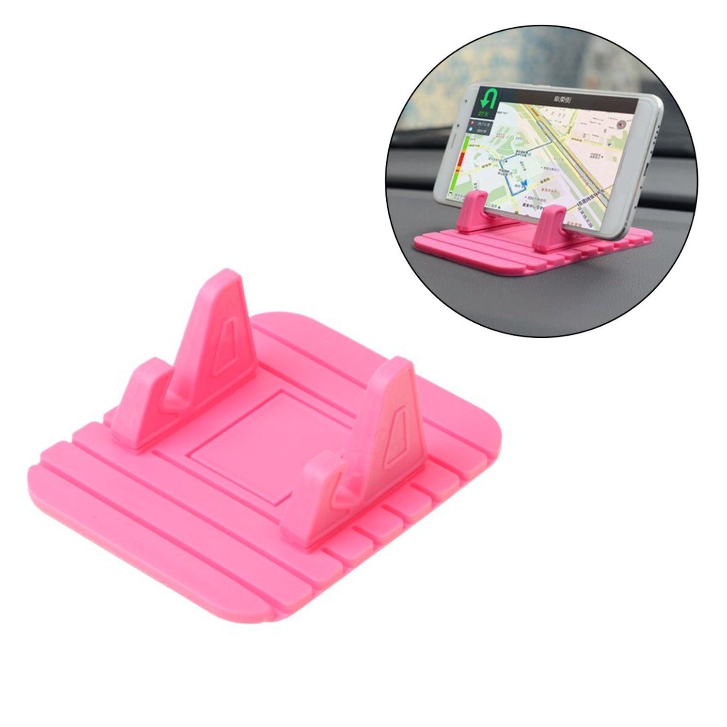 Universal Portable Mobile Holder Stand - 9049_antislip_mat_mobile_stand