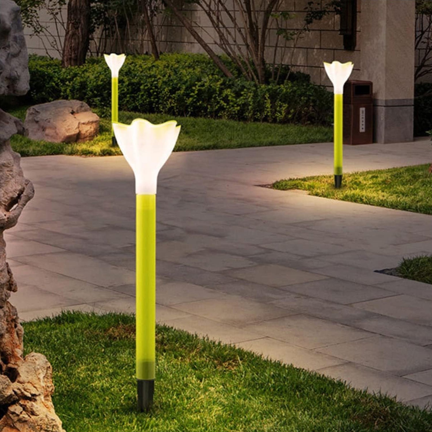 Street Light Solar Flowers Lights Road Light Flower Landscape Light Decorative Y - 9138_solar_flower_light_2pc