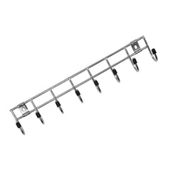 Stainless steel strip with multiple hooks for versatile use