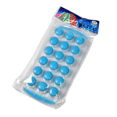 Smart Push Pop Out Round  Shape Mini Ice Cube Trays with Flexible Silicone Botto - 5353_round_shape_ice_tray