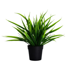 Potted artificial plant with a modern pot design.