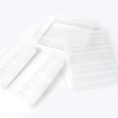 Plastic Food Storage Container for Fridge, fridge storage boxes with Lid Stackab - 5637_pla_food_storage_container_3pc