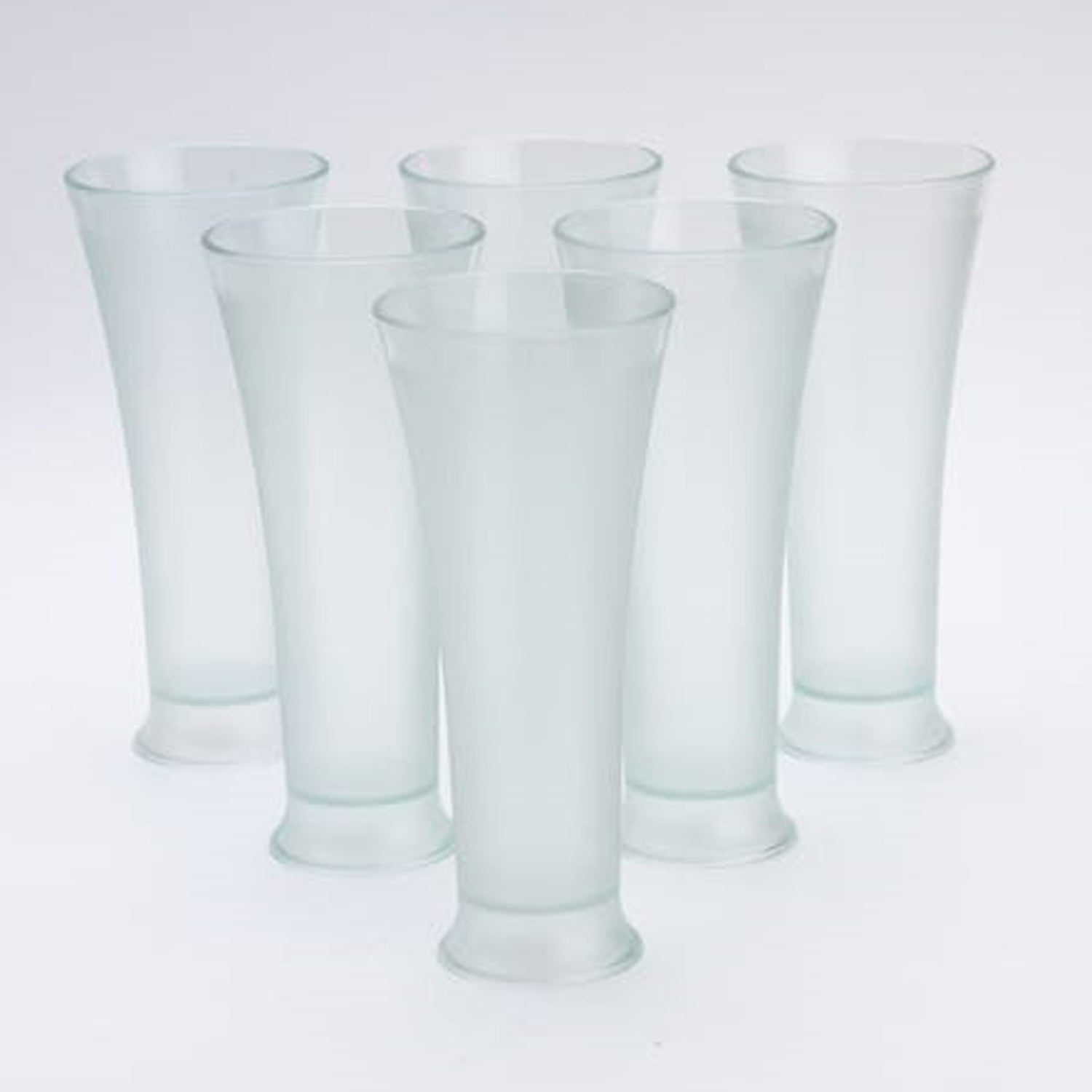 Faluda, ice cream, Juicer and Water Glasses Set of 6 Transparent, D - 8219_faluda_pla_glass_6pc_300ml