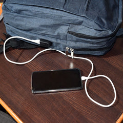 laptop bag with USB charging point.