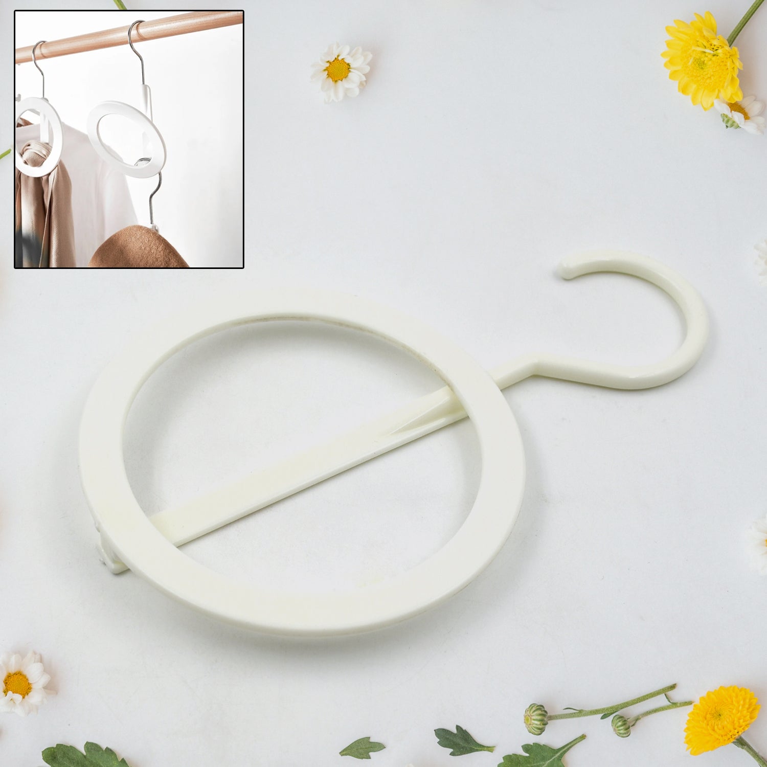 Plastic Circle hanger Hat, Closet, Joint Hanger, Rings Hanger, Hat Storage, Towe - 17554_pla_circle_hanger_hook_1pc