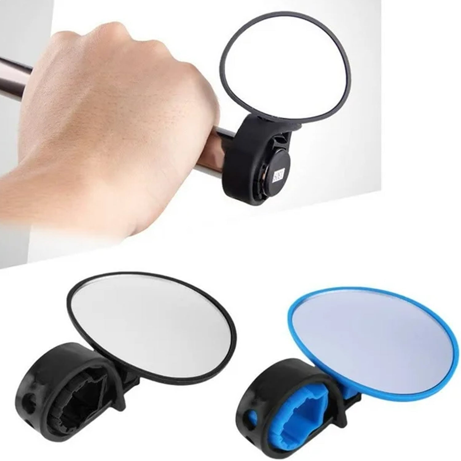 Bicycle 360 rotation Cycling Mirror Handlebar Rearview Mirror (1 Pc) - 15044_bicycle_rearview_mirror_1pc