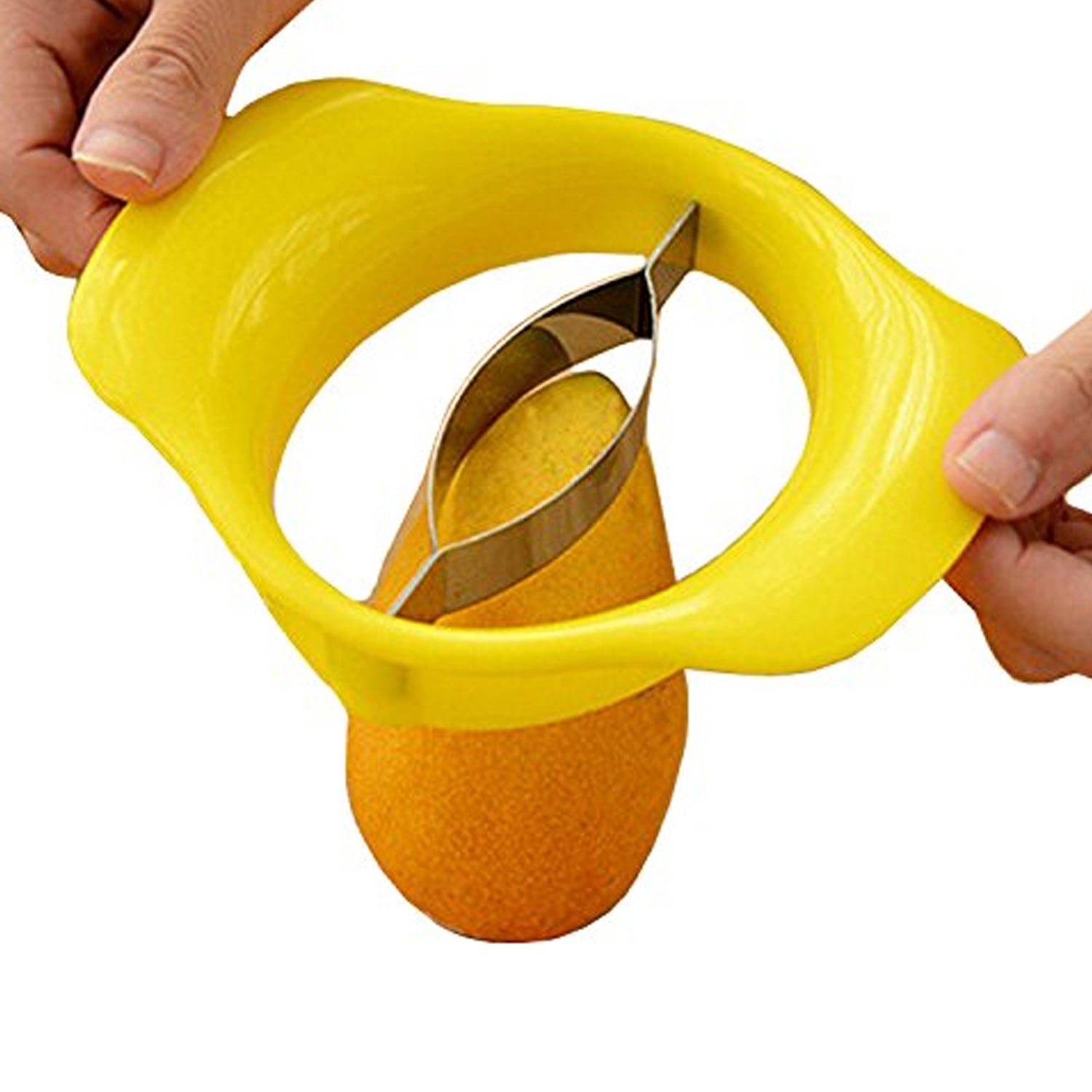 Mango cutting tool with stainless steel blade for efficient slicing