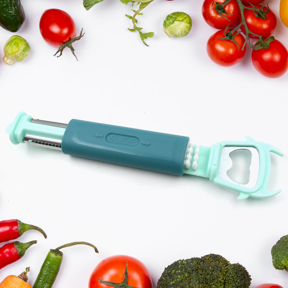 Multifunctional, Vegetable Fruit Peelers Slicer Can Opener 7 In 1 Kitchen Peeler - 5541_multi_7in1_kitchen_peeler