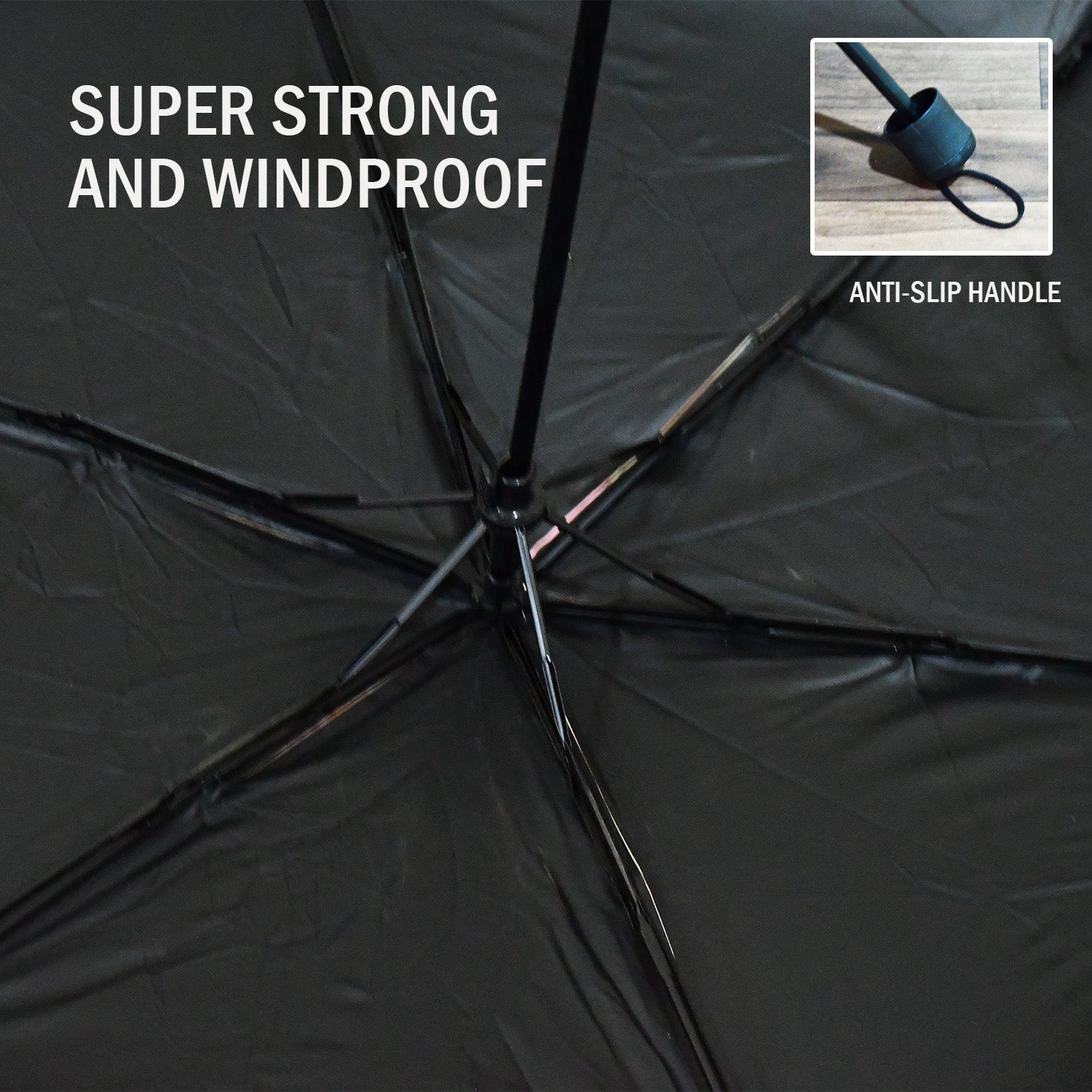 3-Fold Sun & Rain Protective Foldable Umbrella (1 Pc) - 8606_3_fold_umbrella_1pc_no23