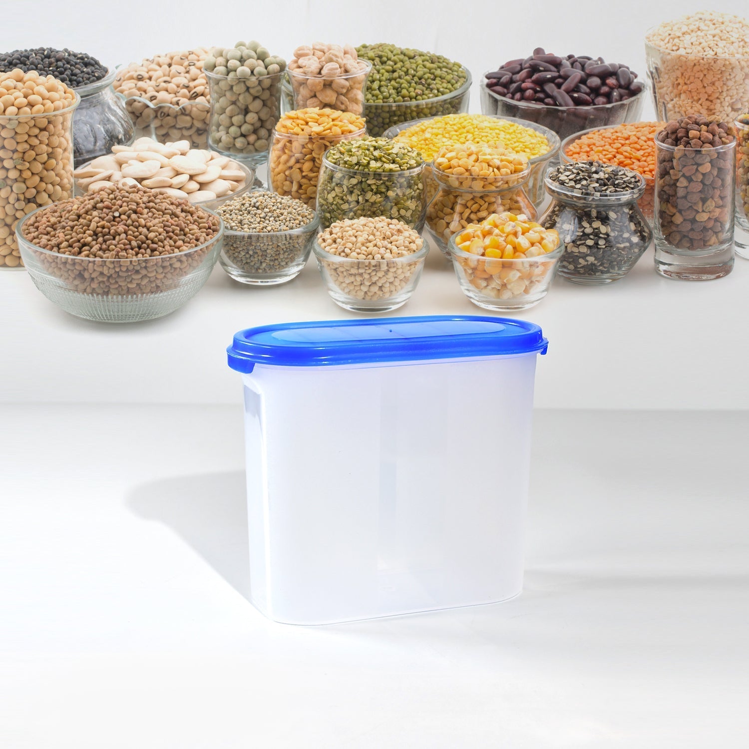 Storage container with airtight lid