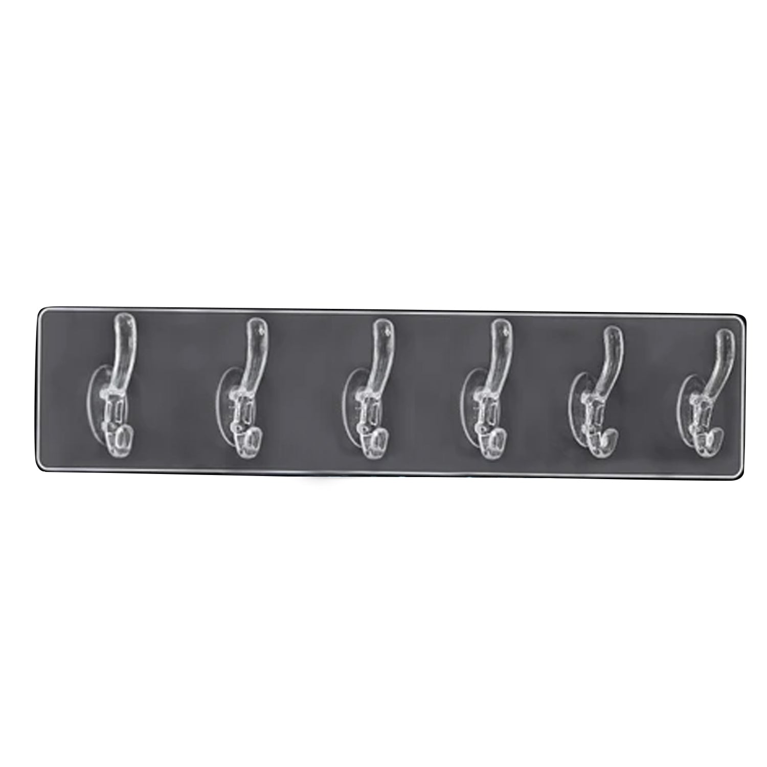 Adhesive Transparent Heavy Duty Wall Hook - 4654_6pc_flexible_wall_hook