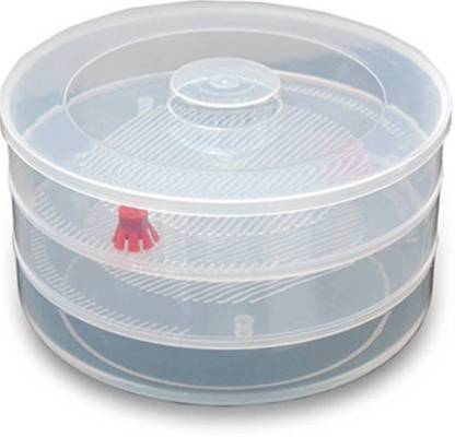 093 Plastic 3 Compartment Sprout Maker White - Superior eMart