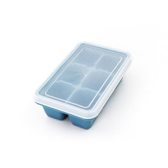 6 Grid Silicone Ice Tray used in all kinds of places like household kitchens for - 4741_6grid_sili_ice_tray_blue