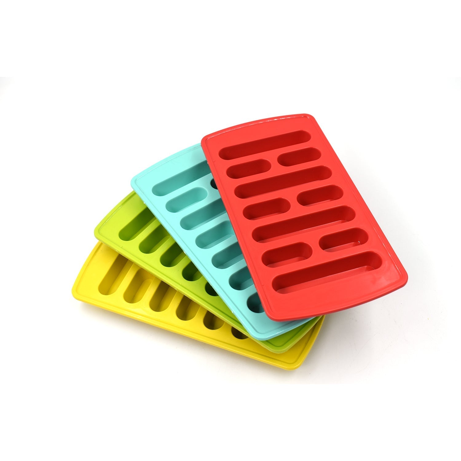 4 Pc Fancy Ice Tray used widely in all kinds of household places while making ic - 0784_4pc_fancy_ice_tray