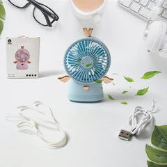 Cute Electric Mini Handheld Fan, Portable USB Rechargeable Mini Fan for Home,  - 17791_cute_mini_handheld_fan_1pc