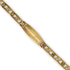 Golden Personalized Rakhi - Superior eMart