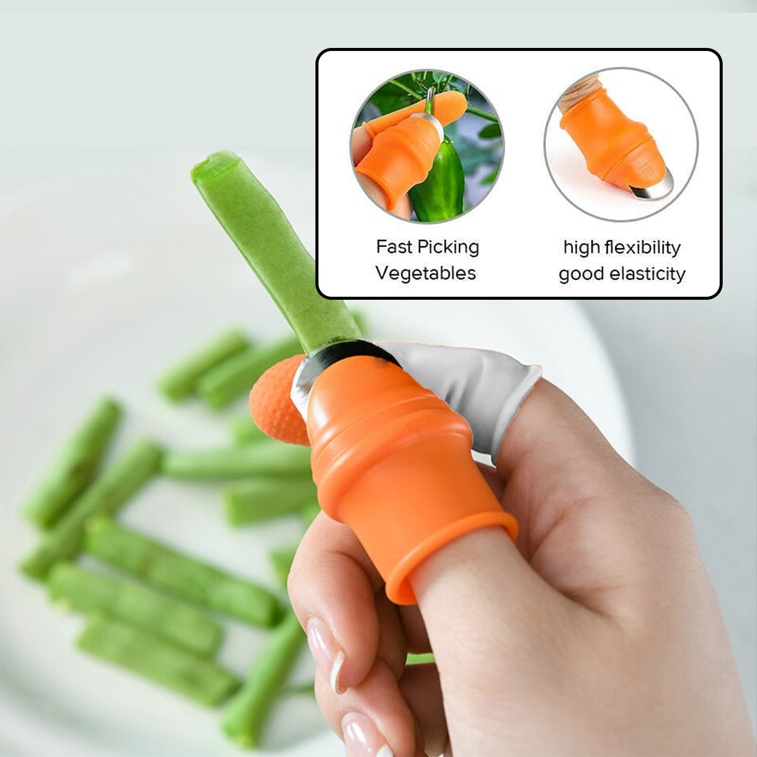 Superior eMart Thumb Cutter for Kitchen Tasks