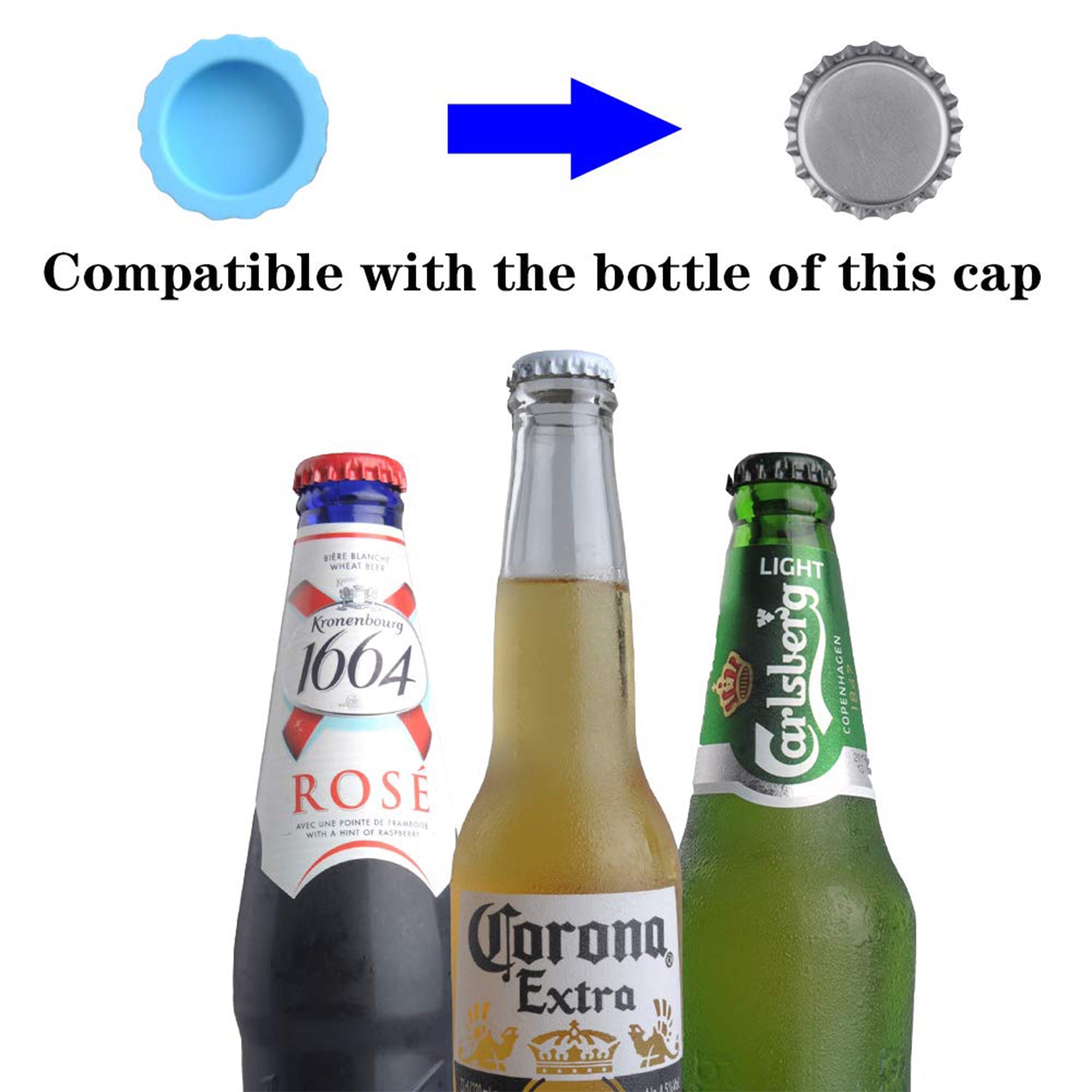 Superior eMart Beer Bottle Caps Reusable for Freshness