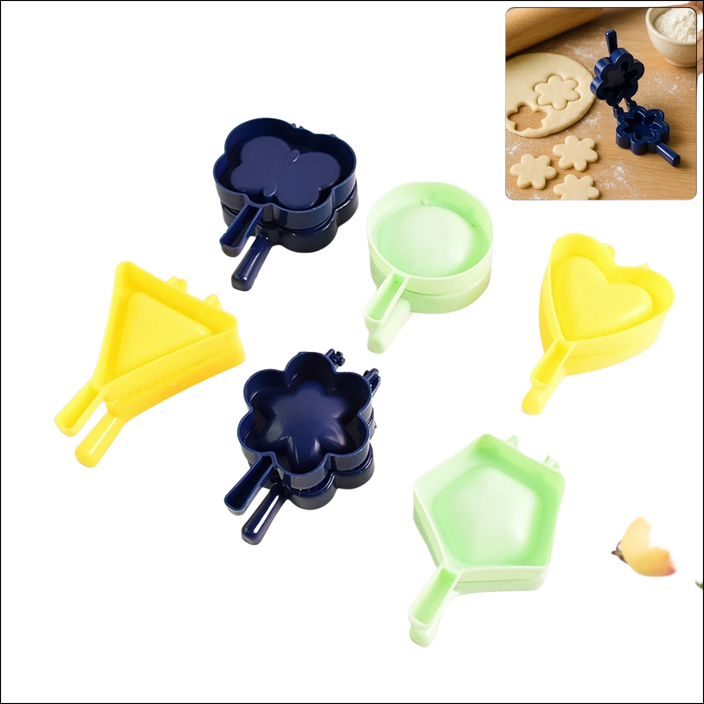 1 Pc Assorted Shape Snack Mould (Mix Design  1 Pc) - Superior eMart