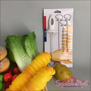 1 Set Potato Spiral Cutter Potato Twister (4 Spits) - Superior eMart