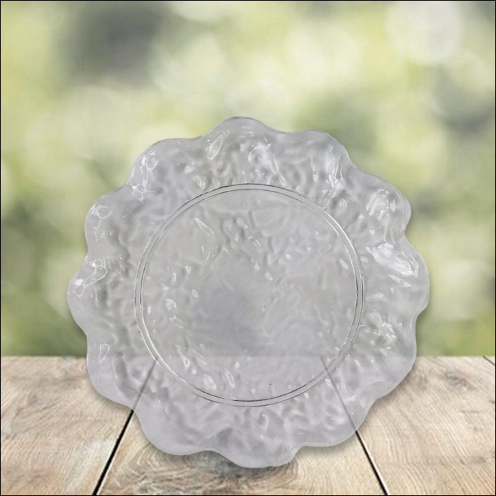 10-piece Dinner Plate Set - Clear Glass - Superior eMart