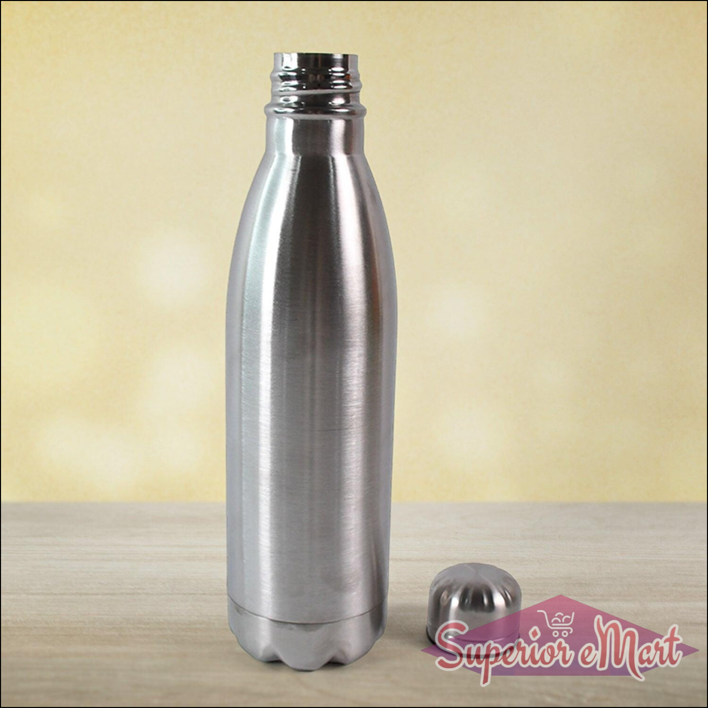 1000ml Water Bottle Stainless Steel - Superior eMart